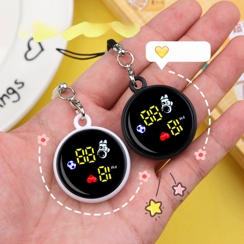 Ρολόι με κορδόνι, μικρό ψηφιακό με αριθμητικό display (διαμέτρου 34 mm, ηλεκτρονικός μηχανισμός, πλαστικό περίβλημα, αντοχή στο νερό 10 m)