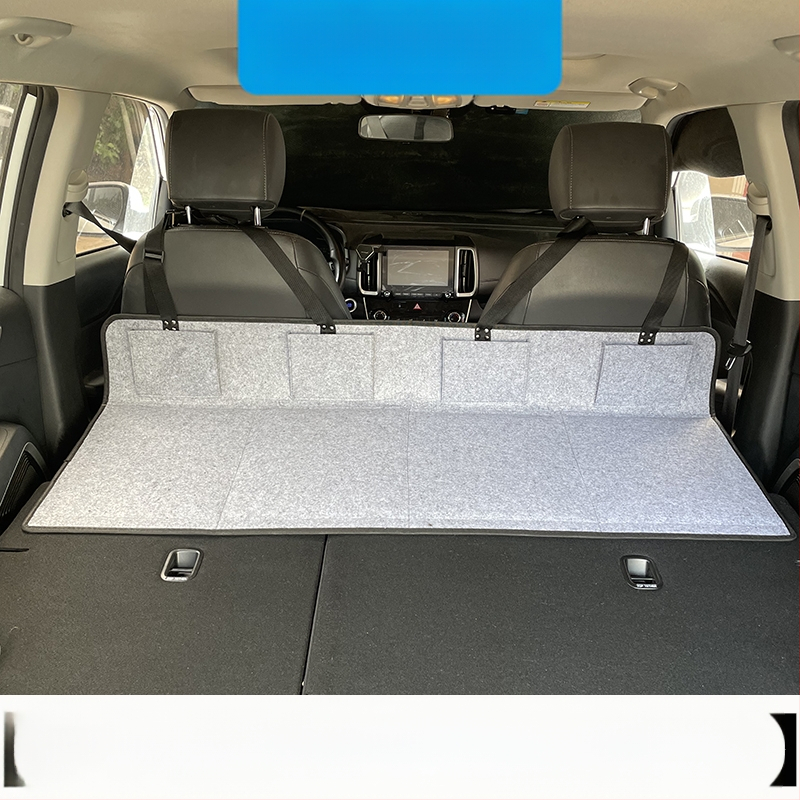 Suv ceļojumu gulta aizmugurē bagāžas nodalījumā — automātiska uzpūšana, flokēts audums, modelis 1537-3