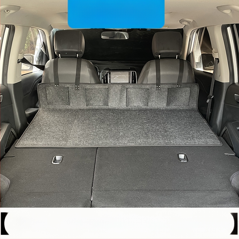 Suv ceļojumu gulta aizmugurē bagāžas nodalījumā — automātiska uzpūšana, flokēts audums, modelis 1537-3