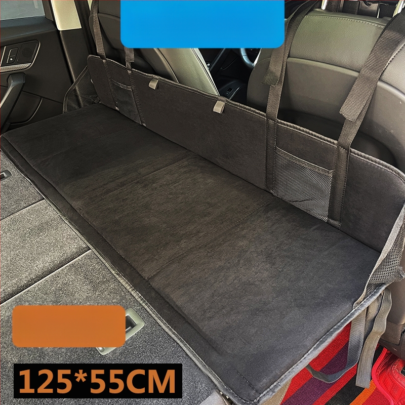 Suv ceļojumu gulta aizmugurē bagāžas nodalījumā — automātiska uzpūšana, flokēts audums, modelis 1537-3