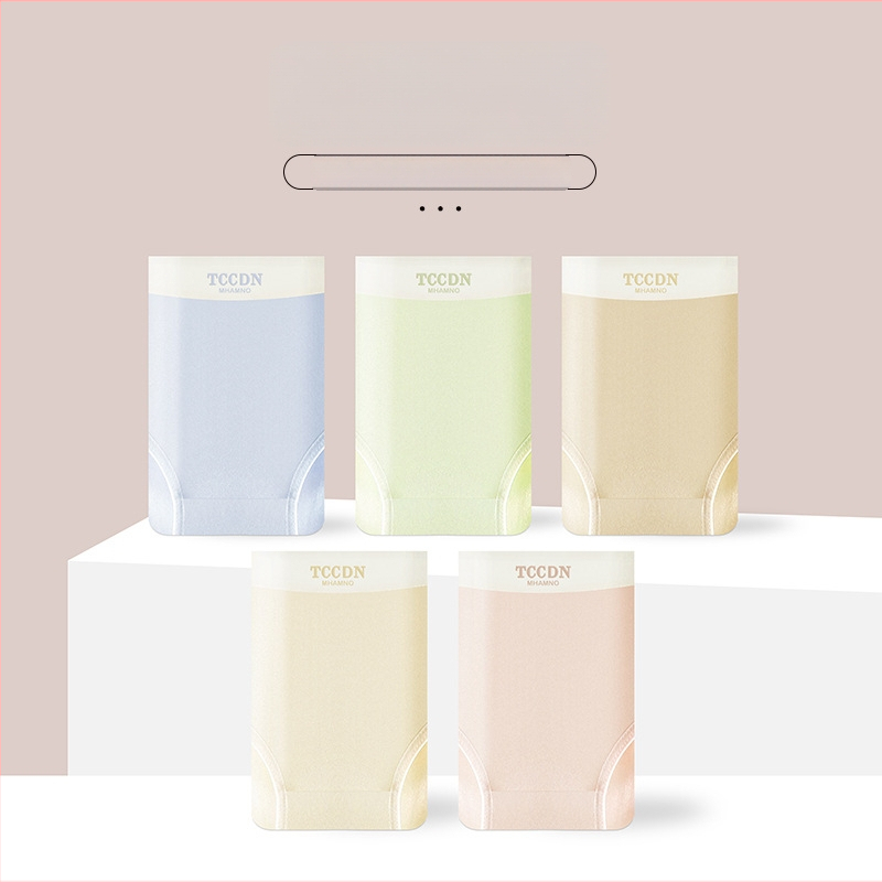 Ženske pamučne gaćice - srednji pojas, prozračne, pletene, jednobojne