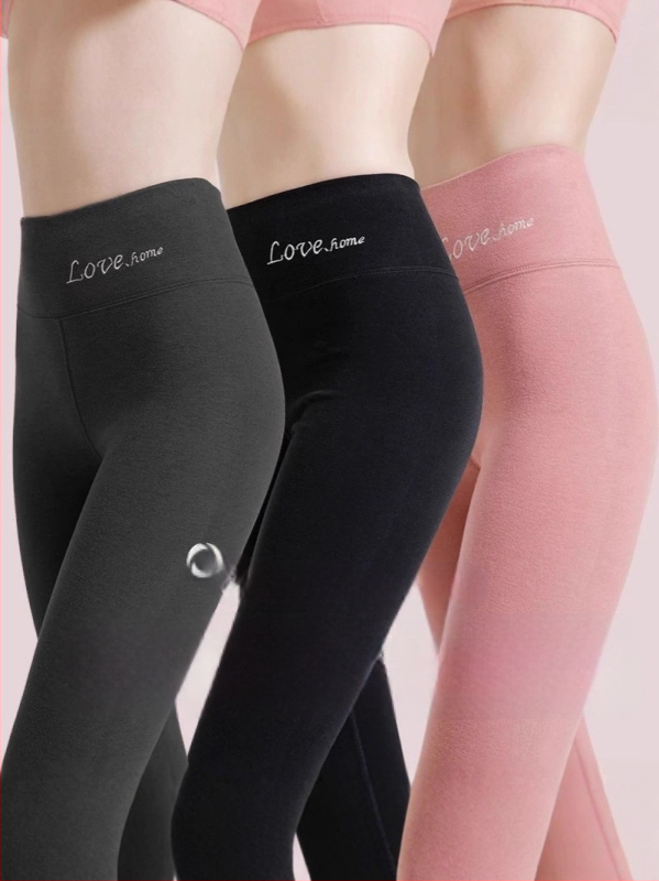 Sieviešu bezšuvju termālās legingas ar augstu vidukli, Derong audums, vidēja biezuma