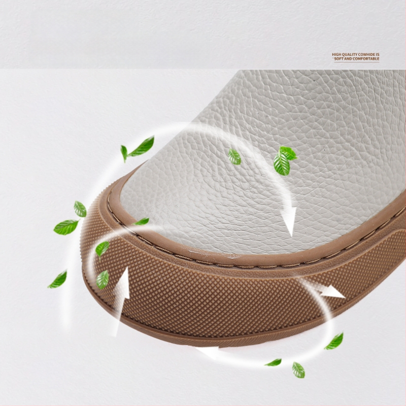 Cizme dama din piele naturală, înălțime peste gleznă, căptușeală pluș artificială, fermoar lateral, talpă din cauciuc, pentru iarnă și toamnă