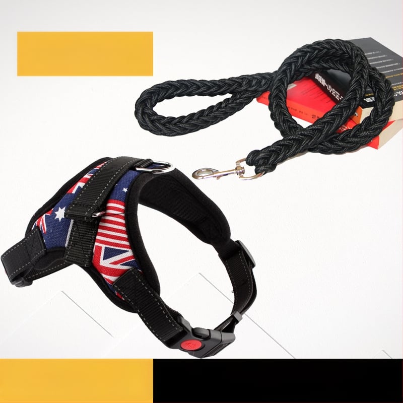 Suņa krūšu josta - regulējama, audums