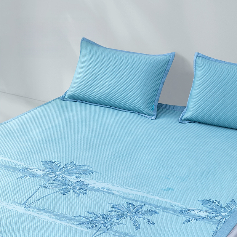 Jahutavate matide komplekt keemilisest kiududest, džakarda-kiud, ice silk mat, kaasaegne minimalistlik stiil