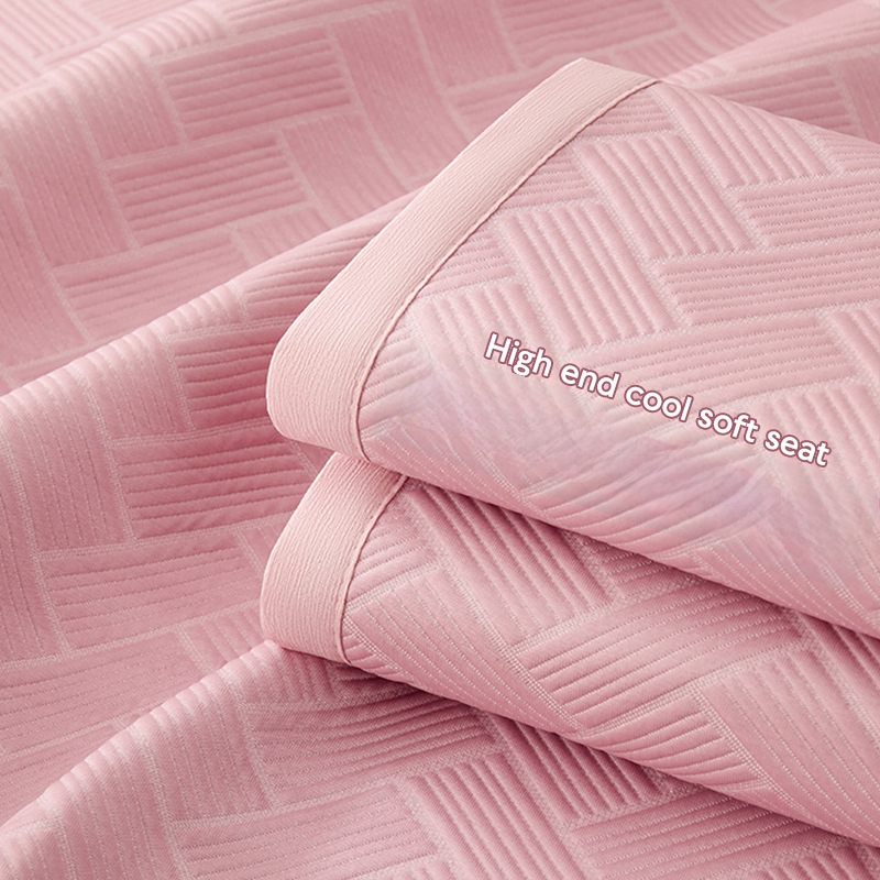 Viskooskiudest jahutav mattide komplekt (ice silk), Jacquard kude, kokku volditav, moods stiil