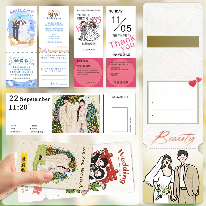 Персонализирана покана за първи рожден ден на бебето от семенна хартия, формат карта, екологичен материал