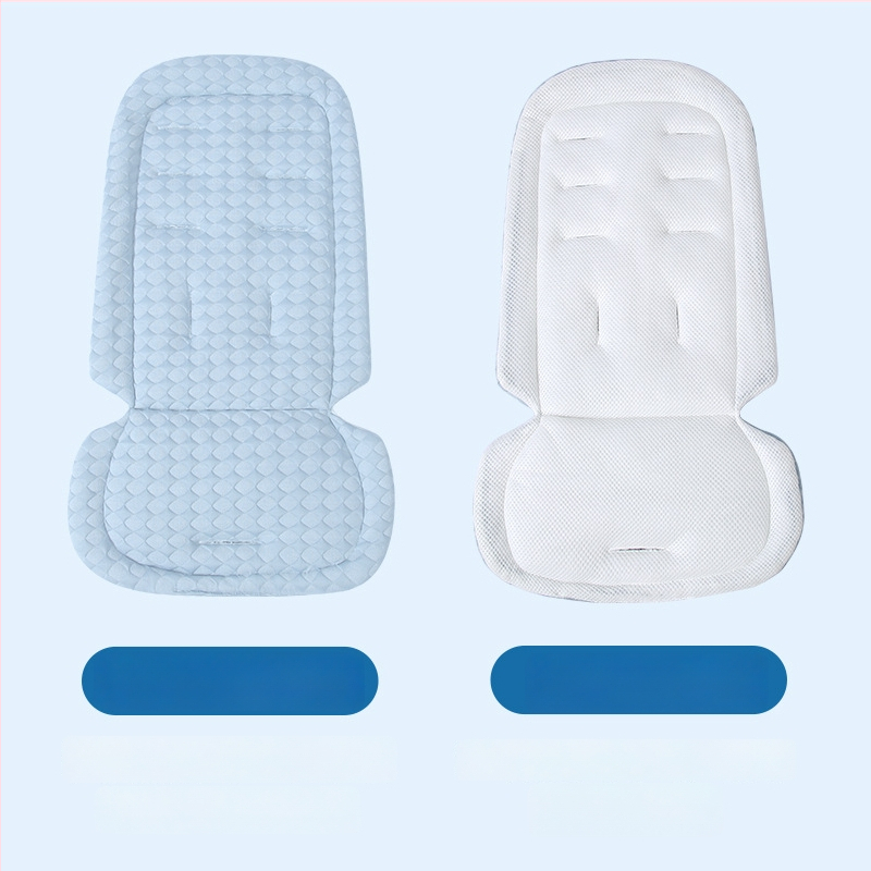 Covoraș pentru scaunul de la cărucior - Material Ice Silk răcoritor, pentru vară, potrivire universală pentru cărucior și scaun înalt