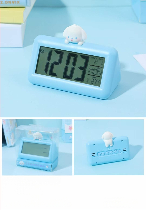 Elektriline äratuskell kolmnurkse kujuga küüliku disainiga, temperatuuri kuvamine ja mitmekülgne taimer, Xiaozhu Meijia