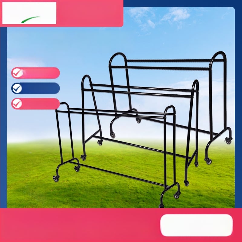 Mobilni košarkaški trenažni stalak s velikim kapacitetom i uklonjivim držačem lopti za trening trojki