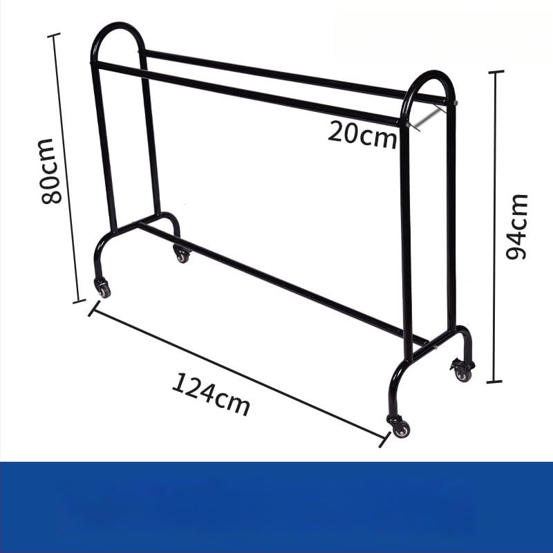 Mobilni košarkaški trenažni stalak s velikim kapacitetom i uklonjivim držačem lopti za trening trojki
