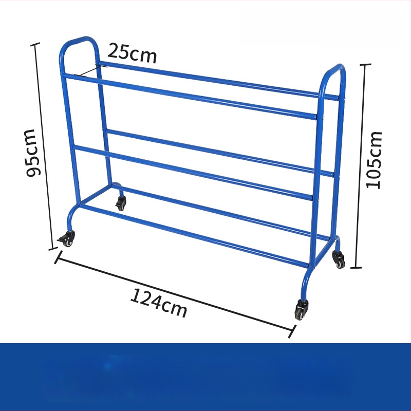 Mobilni košarkaški trenažni stalak s velikim kapacitetom i uklonjivim držačem lopti za trening trojki