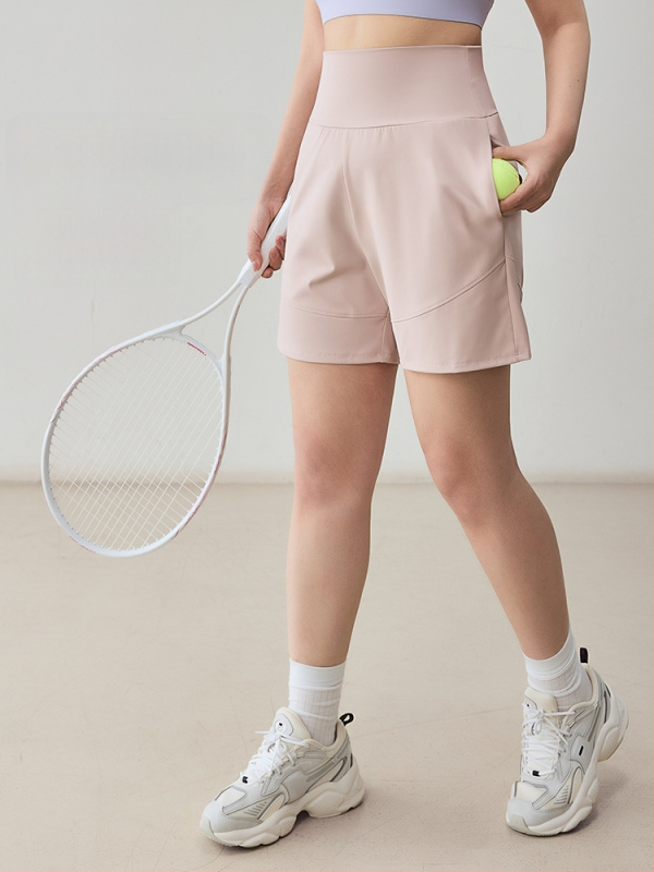 Dišne sportske šortseve, 75% najlon, 25% spandex, srednja duljina, ležernog kroja