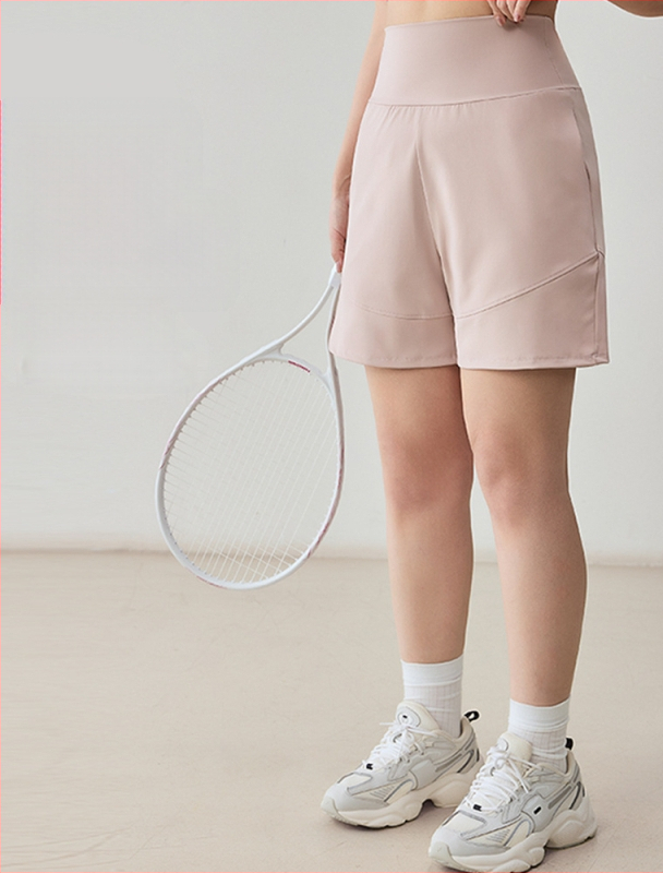 Dišne sportske šortseve, 75% najlon, 25% spandex, srednja duljina, ležernog kroja