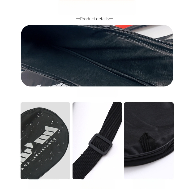 Spike badminton raketes aizsarg somiņa – Oxford audums, ūdensnecaurlaidīgs, ar izdrukātu logotipu, pieaugušajiem, piemērots sporta un āra somām, galda teniss un badminton