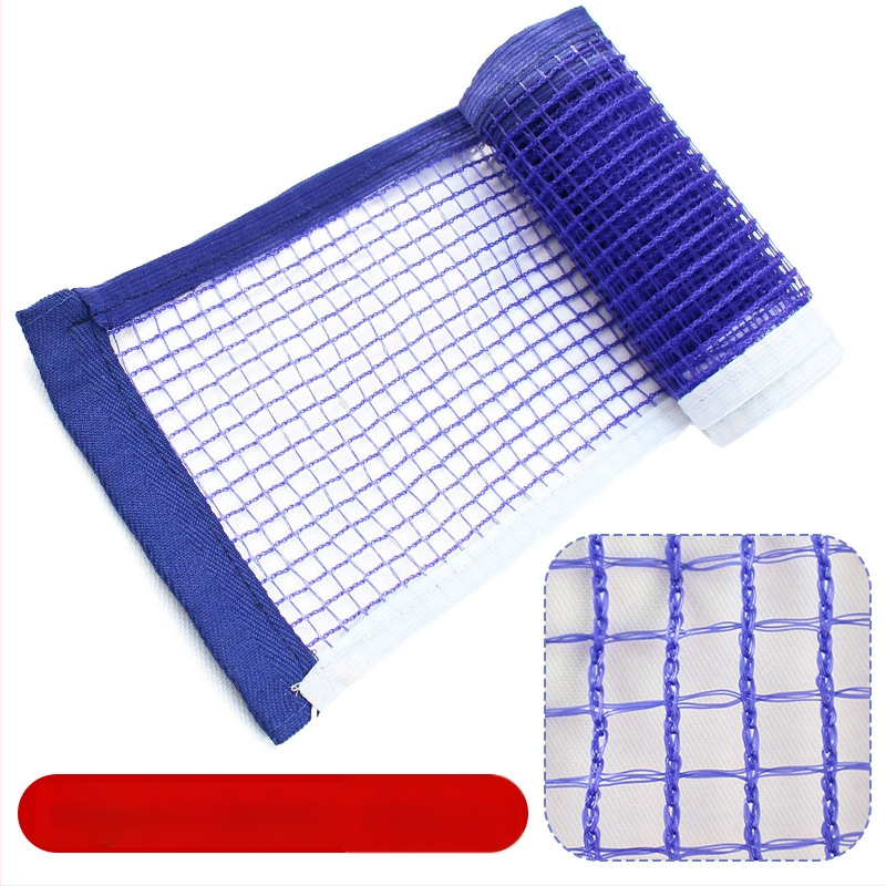 Portabilă plasă pentru tenis de masă, pliere facilă și instalare rapidă pentru interior și exterior (Material: poliester; Greutate: 50 g; Potrivit pentru tenis de masă și badminton)