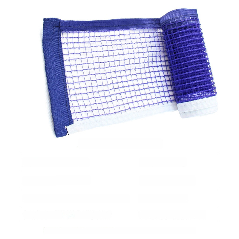 Portabilă plasă pentru tenis de masă, pliere facilă și instalare rapidă pentru interior și exterior (Material: poliester; Greutate: 50 g; Potrivit pentru tenis de masă și badminton)