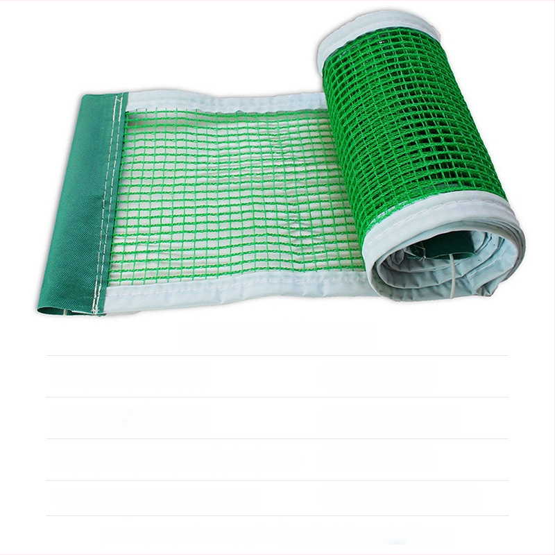 Portabilă plasă pentru tenis de masă, pliere facilă și instalare rapidă pentru interior și exterior (Material: poliester; Greutate: 50 g; Potrivit pentru tenis de masă și badminton)