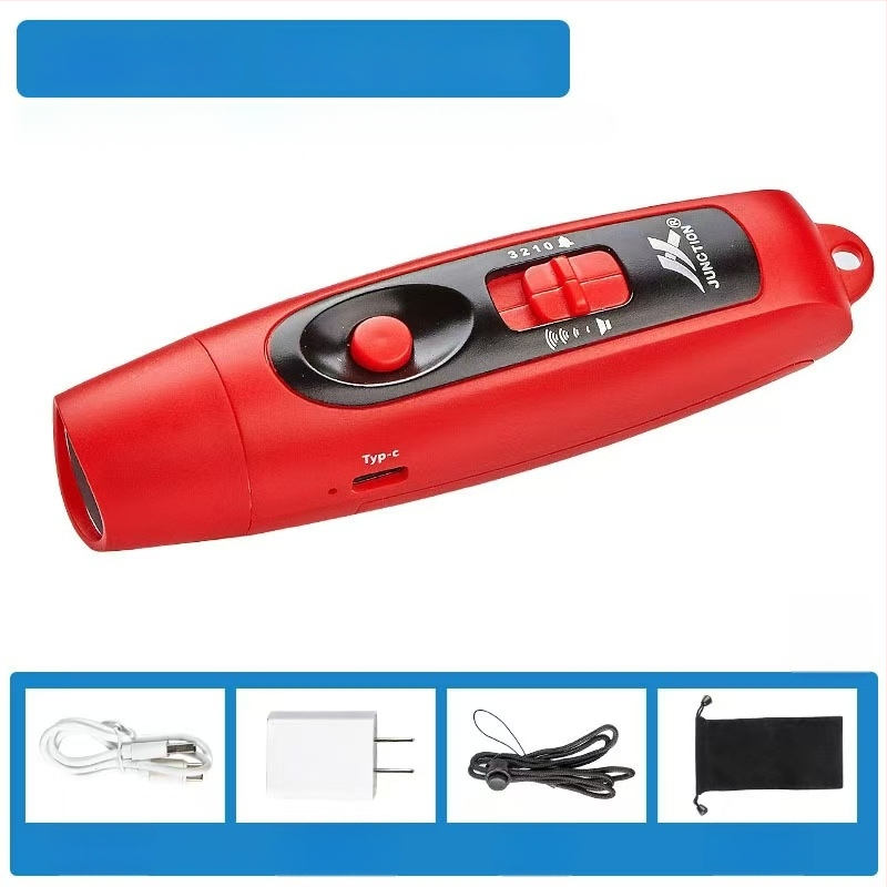 Elektroniskā svilpe USB uzlādei, ar augstu skaņu un gaismām (ABS, 95 g, Leisure, pielāgošana pieejama)