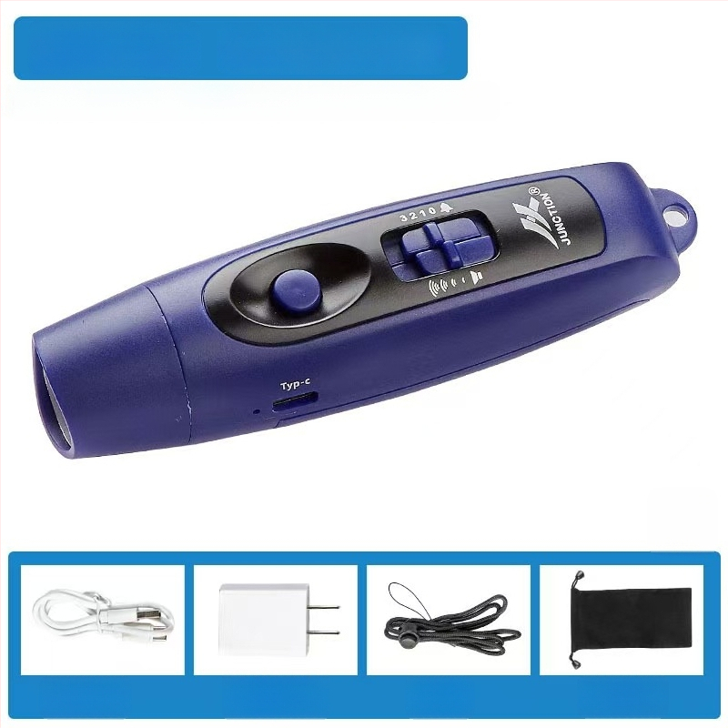 Elektroniskā svilpe USB uzlādei, ar augstu skaņu un gaismām (ABS, 95 g, Leisure, pielāgošana pieejama)