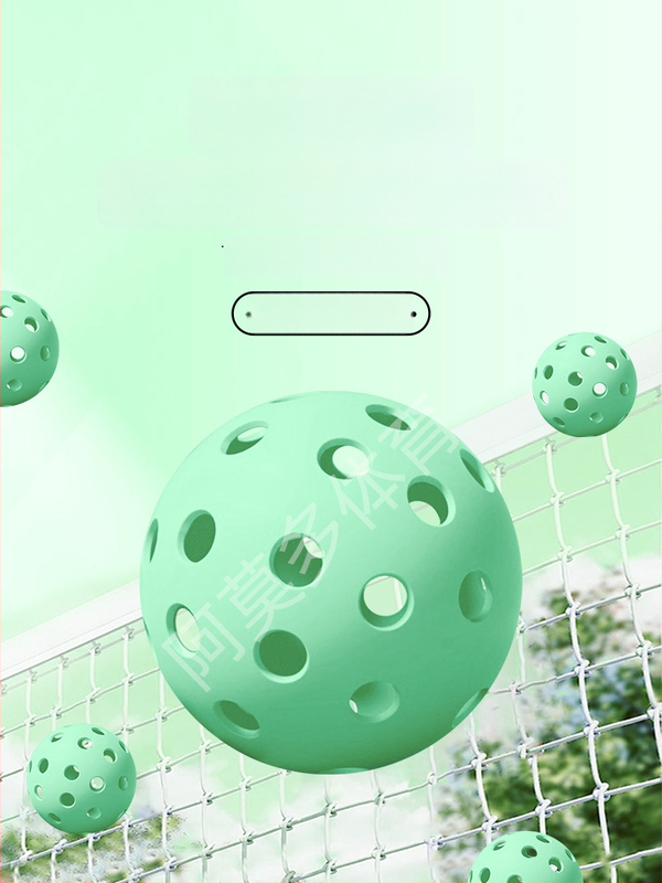 TPES pickleball bumba, 40 caurumi, 25 g, iekšējai un ārējai apmācībai