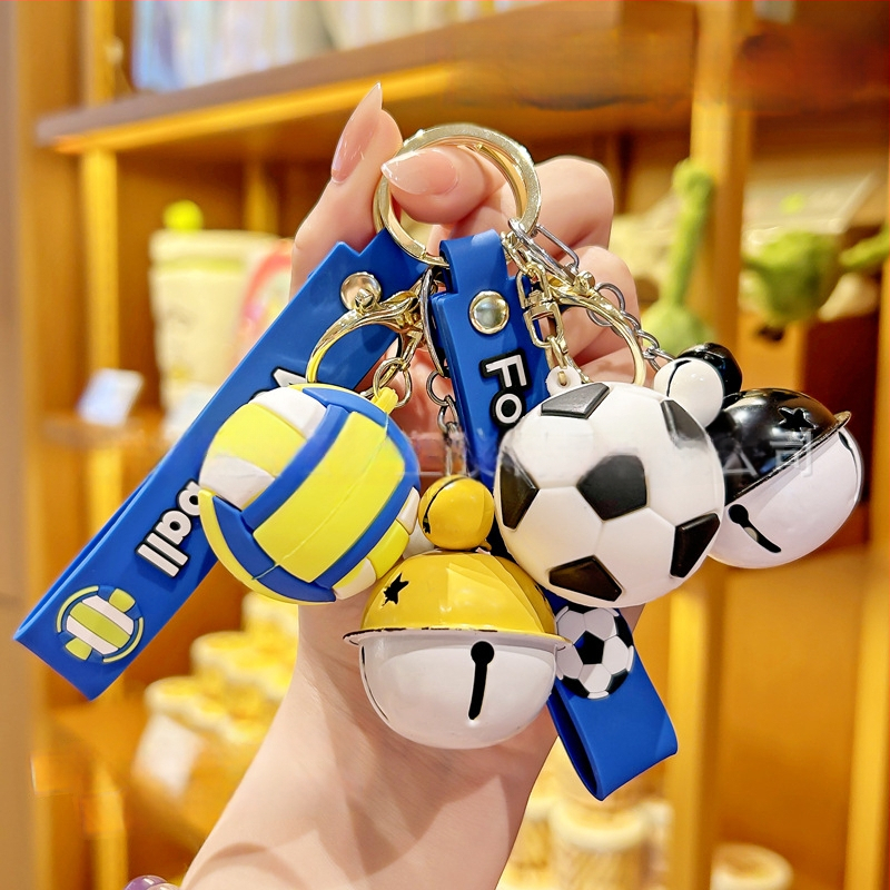 Breloc de chei cu design de mingi sportive (Plastic • Licență IP: Da • Nume IP: Serial de desene animate • Stil drăguț)