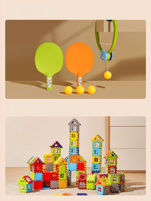 Laste lauatennise treener – rippuv ukse raamile, sisekasutuseks, PP-materjal, kohandatav