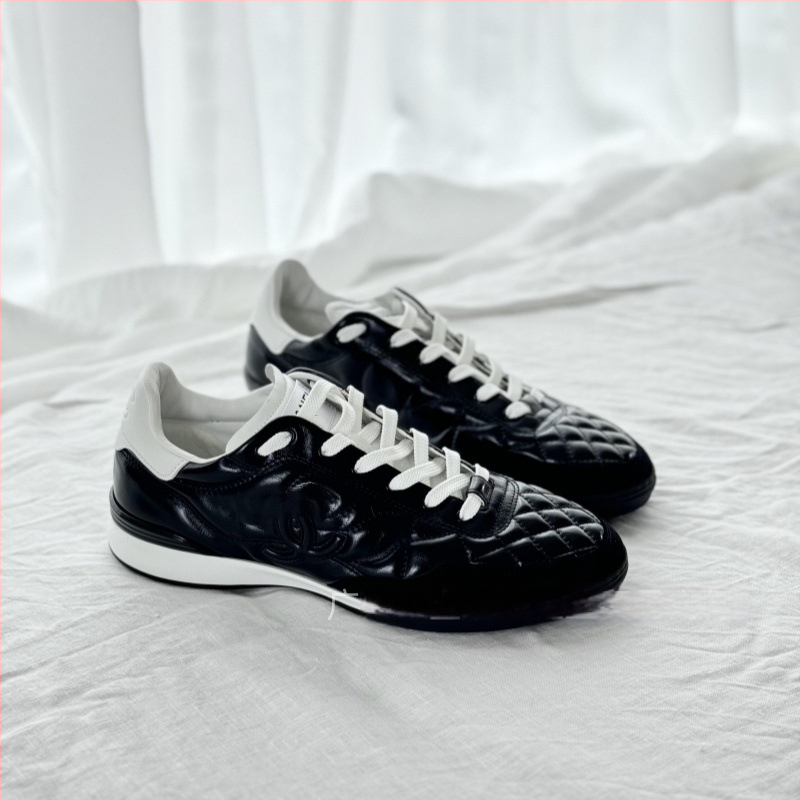 Adidași casual din piele naturală, model quilt în romb, șireturi, talpă groasă, respirabili