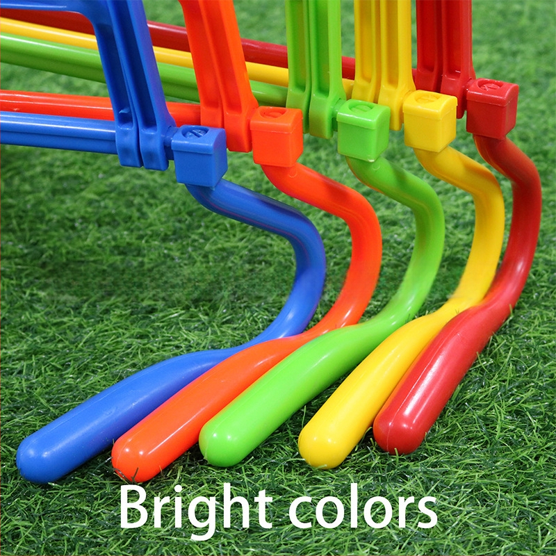 Stativ pliabil pentru obstacole pentru fotbal și baschet, material ABS, înălțime reglabilă, instrument de antrenament, Crown marcă