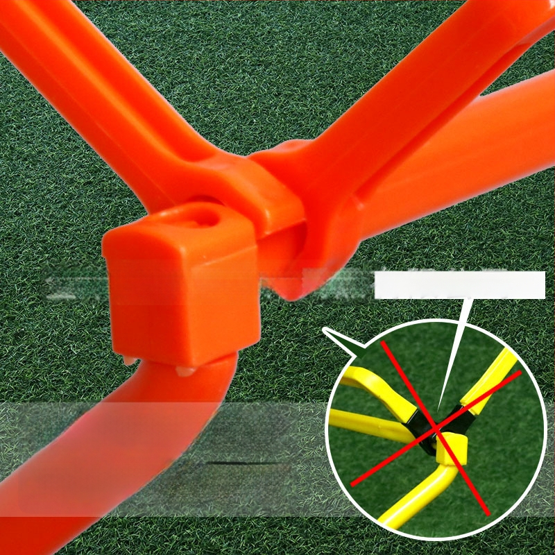 Stativ pliabil pentru obstacole pentru fotbal și baschet, material ABS, înălțime reglabilă, instrument de antrenament, Crown marcă