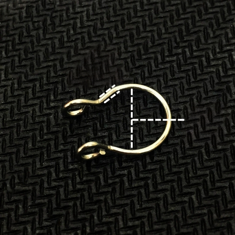 Deguna un lūpu gredzeni komplekts – nerūsējošais tērauds, elektroplakēšana, universāls, vienkāršs stils, Type C forma