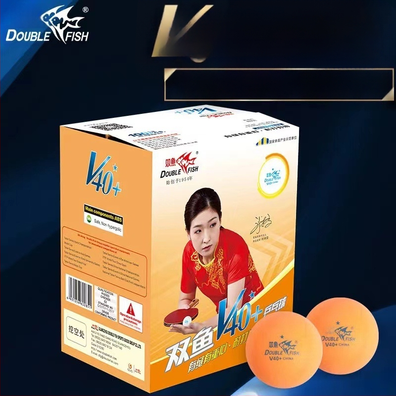 Pisces ABS galda tenisa bumbiņas, 100 gab., V40+, kastē trenēšanai