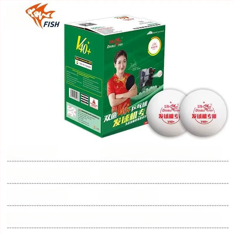 Pisces ABS galda tenisa bumbiņas, 100 gab., V40+, kastē trenēšanai