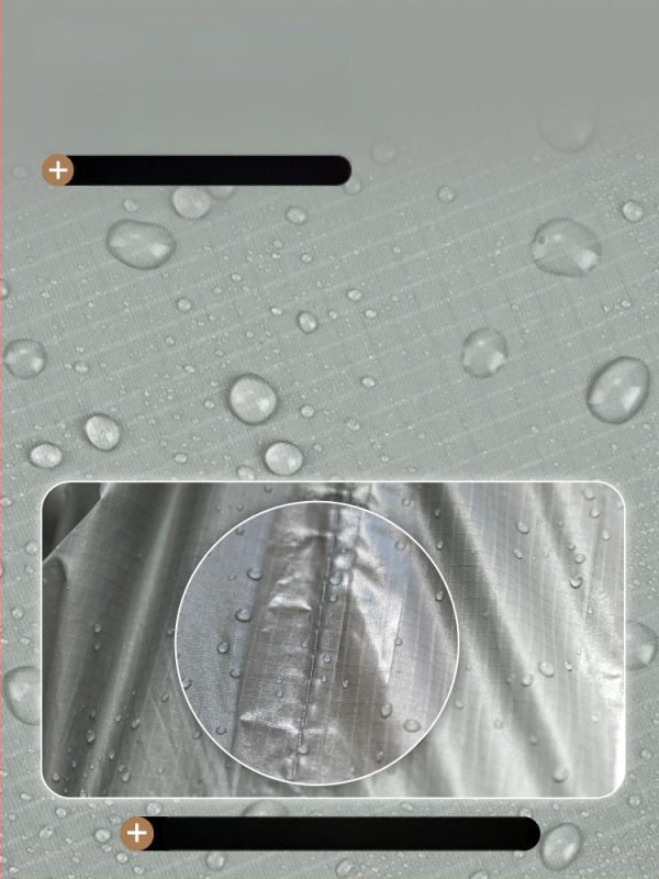 Silicone pārklāta ūdensdroša soma ārējiem ūdenssportiem, viegla, minimālisma dizains; materiāls: 20D silikona pārklājuma audums; pielietojums: niršana, pārgājieni, pludmale, peldēšana