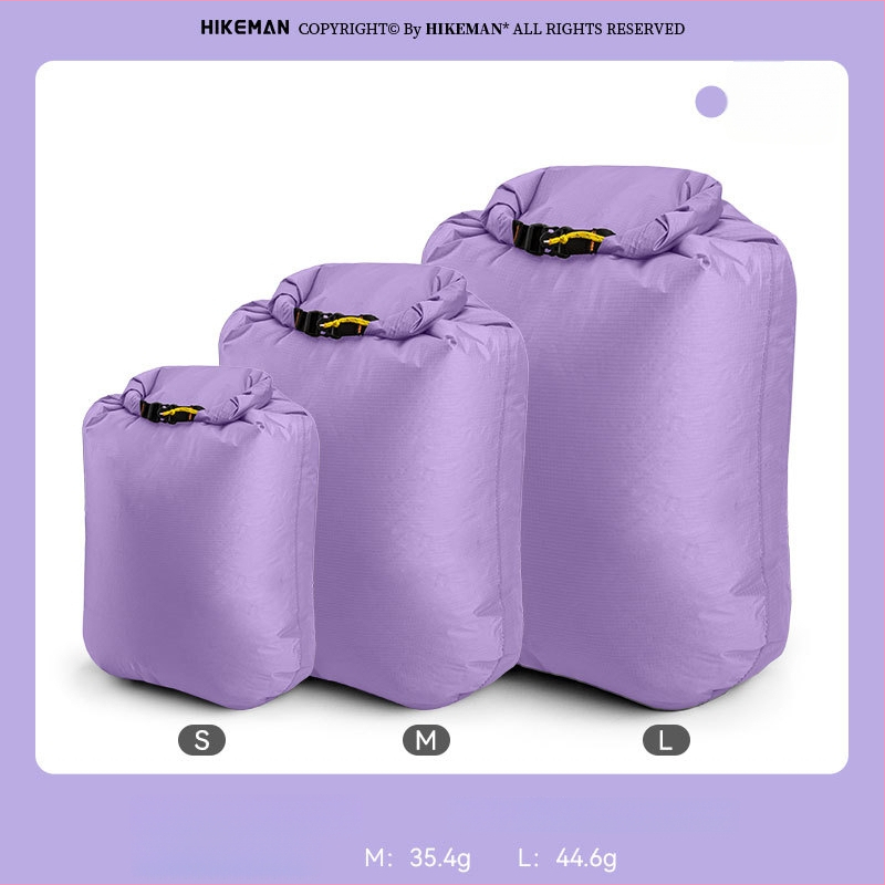 Silicone pārklāta ūdensdroša soma ārējiem ūdenssportiem, viegla, minimālisma dizains; materiāls: 20D silikona pārklājuma audums; pielietojums: niršana, pārgājieni, pludmale, peldēšana