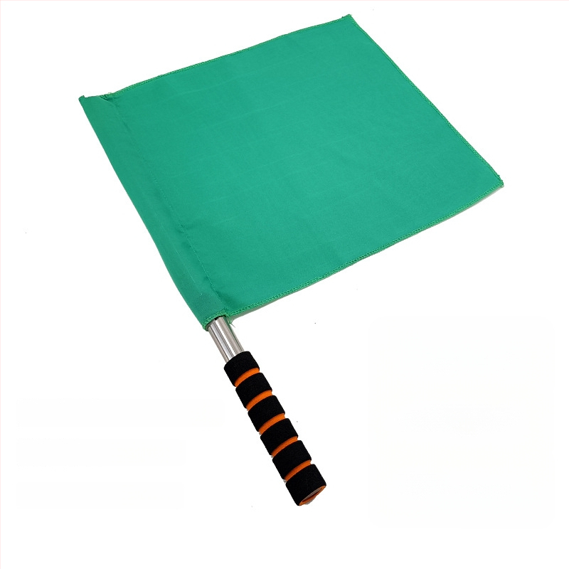 Set de steaguri pentru arbitru, pentru antrenamente de atletism — Steaguri marginale și laterale, material poliester-bumbac | Cod produs: A57121 | Brand: AOLY | Pentru fotbal, baschet și volei