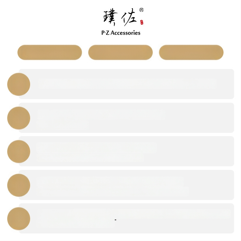 Медна гривна за махджонг с 24K блестящо златно покритие, 13 части, ретро литературен стил, електроплакиране