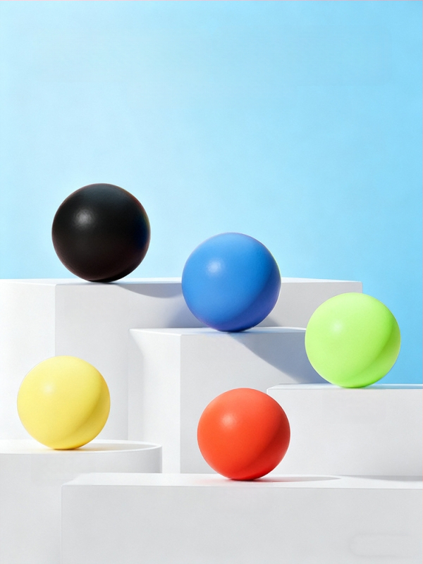 Silikonska fascia masažna kuglica za vrat i tijelo — joga trening, opuštanje, visoka elastičnost, 155 g