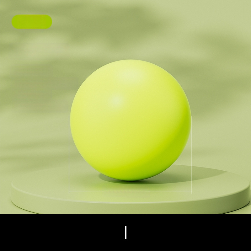 Silikonska fascia masažna kuglica za vrat i tijelo — joga trening, opuštanje, visoka elastičnost, 155 g