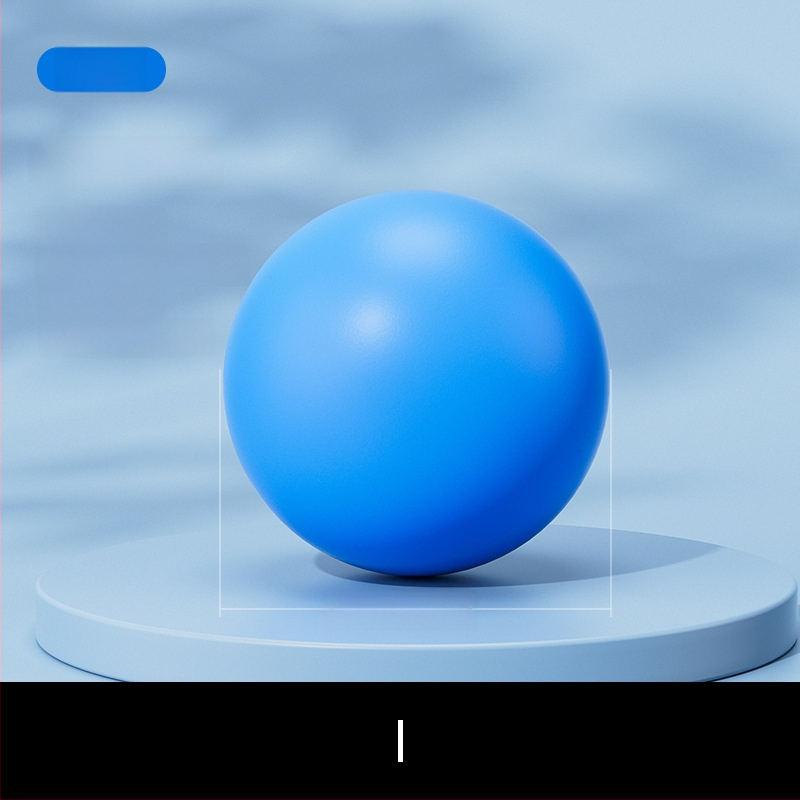 Silikonska fascia masažna kuglica za vrat i tijelo — joga trening, opuštanje, visoka elastičnost, 155 g