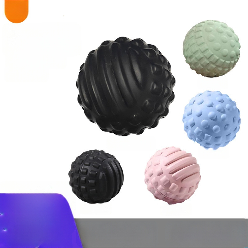 Sierjie PU lopta za masažu stopala s bodljama, fascia masaža za jogu, promjer 70 mm, 60 g, nije naduta