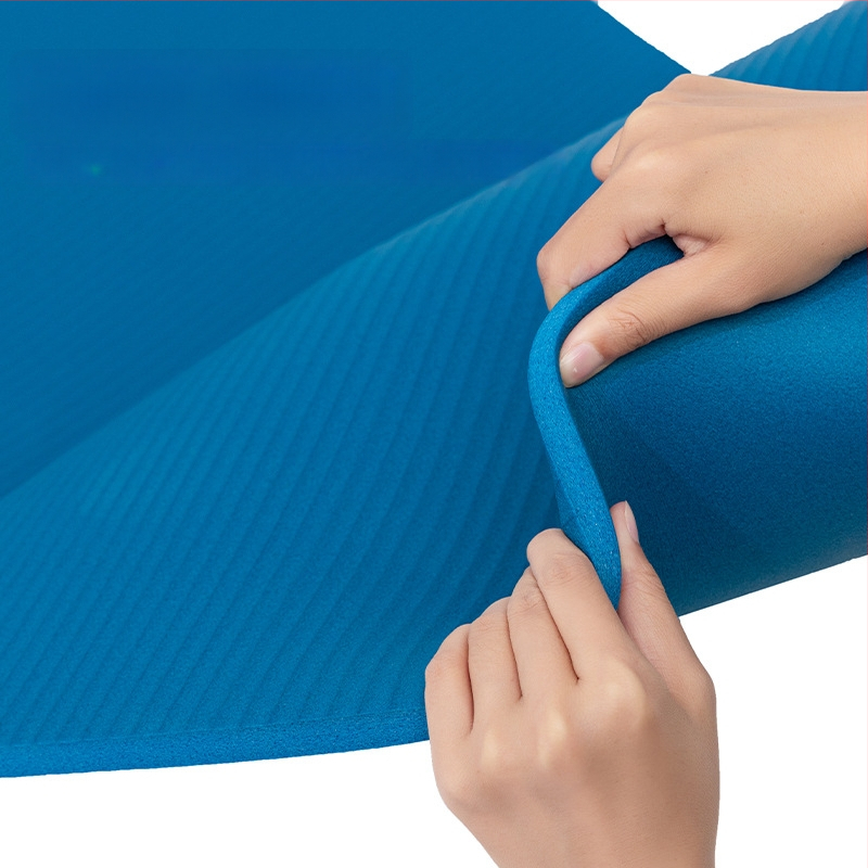 NBR joga podloga za početnike, protiv klizanja, jednofarbna, visoke gustoće, 183 x 61 cm, debljina 10–20 mm