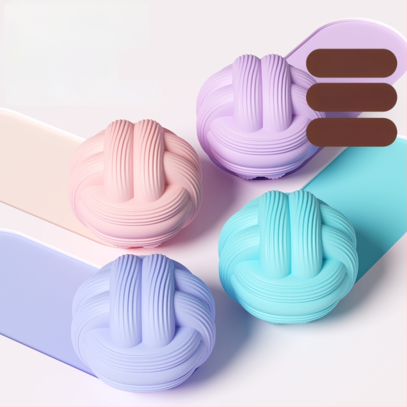 Silikonska fasijska masažna lopta za jogu – ne napuhuje, opuštanje mišića struka i leđa, masaža akupunkturnih točaka na vratu i lukama stopala, težina 240 g