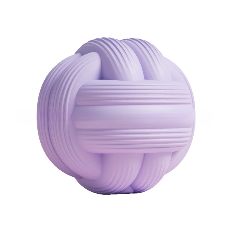 Silikonska fasijska masažna lopta za jogu – ne napuhuje, opuštanje mišića struka i leđa, masaža akupunkturnih točaka na vratu i lukama stopala, težina 240 g