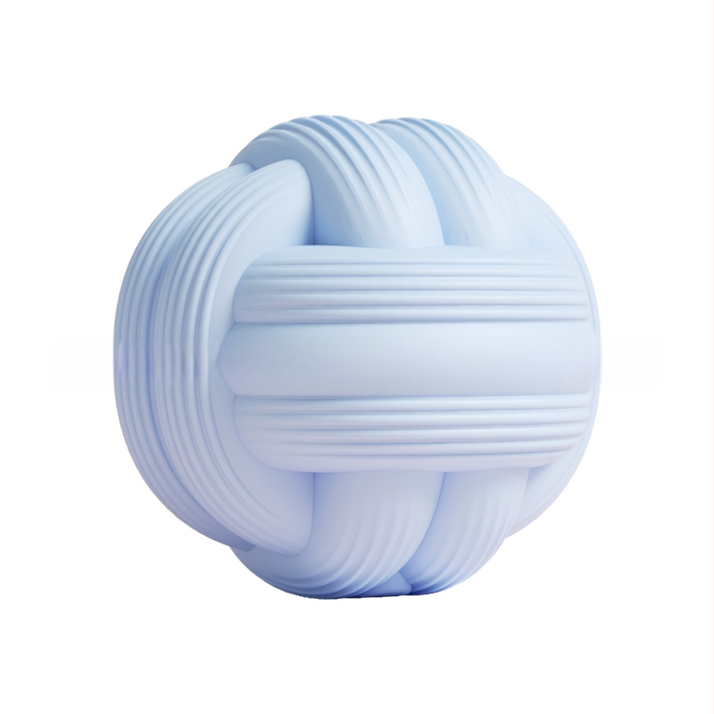 Silikonska fasijska masažna lopta za jogu – ne napuhuje, opuštanje mišića struka i leđa, masaža akupunkturnih točaka na vratu i lukama stopala, težina 240 g