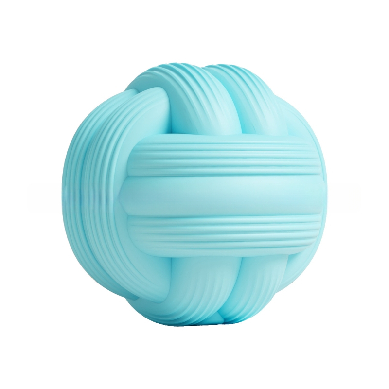 Silikonska fasijska masažna lopta za jogu – ne napuhuje, opuštanje mišića struka i leđa, masaža akupunkturnih točaka na vratu i lukama stopala, težina 240 g