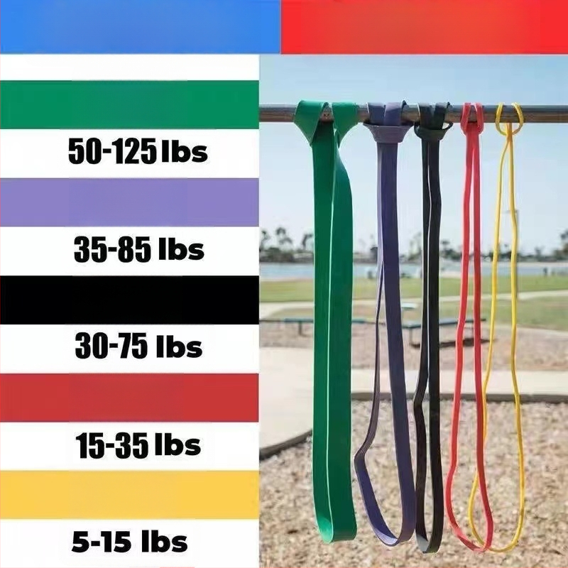 Elastična traka otpora i pojas za pomoć pri zgibovima, za muškarce i žene, trening snage i ramena, ponovno upotrebljivo