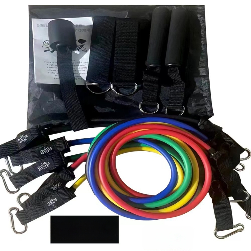 Saiyuekang TPE otporna užad – 11-dijelni set za fitness, oblikovanje tijela i ples