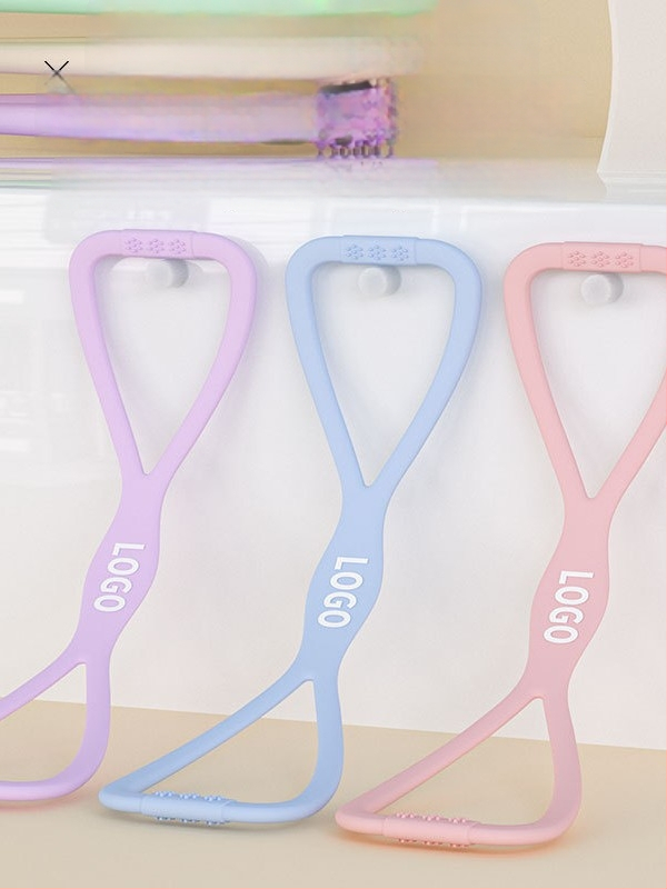 Figure-8 napinjač, TPR materijal, Otpor 16/28/36 lb, Istezanje leđa i proširenje prsnog koša, Otvaranje ramena, Joga fitness