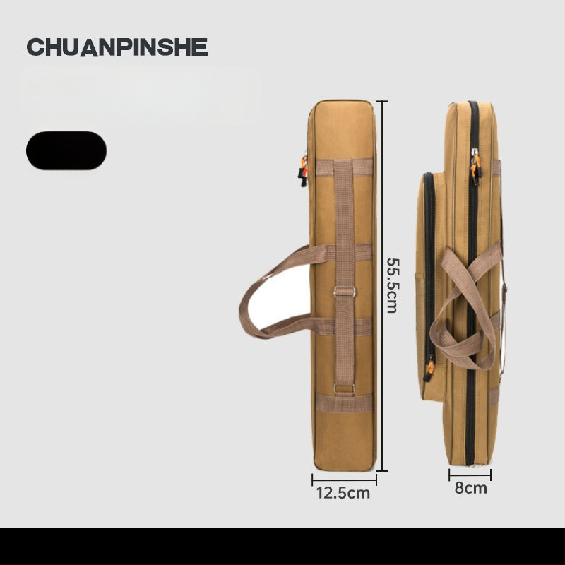 Torba za štapove za ribolov od Oxford platna, velik kapacitet, prijenosna i lagana, pogodna za kratke štapove, nije vodootporna